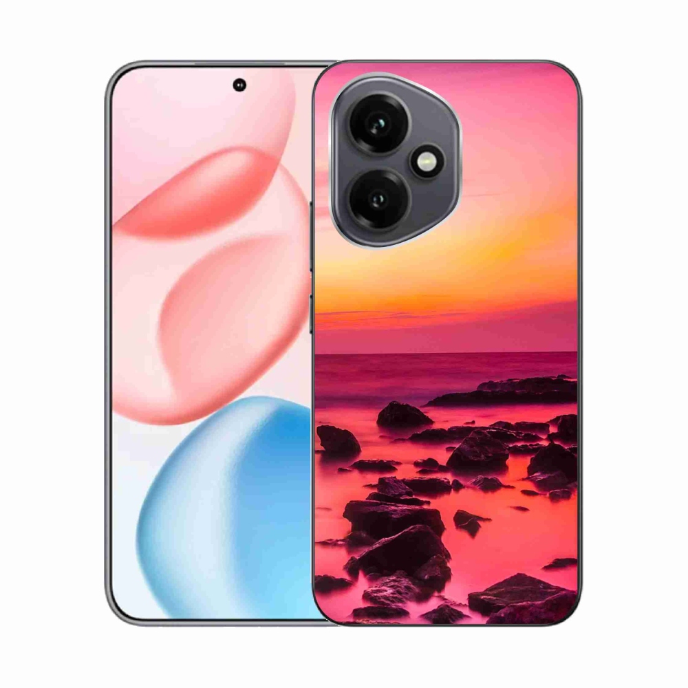 Gélový kryt mmCase na Honor 400 - more a žiara
