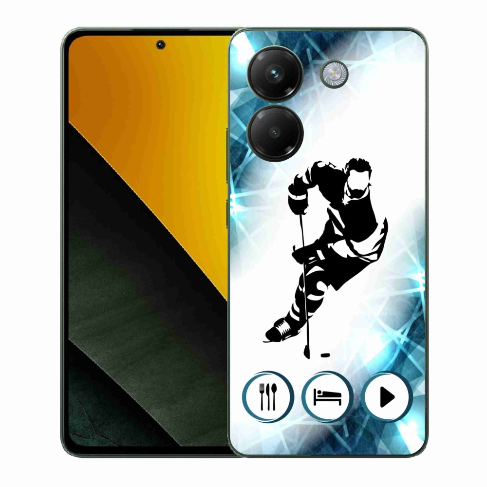 Gélový kryt mmCase na Xiaomi Poco M7 Pro 5G - hokej 1