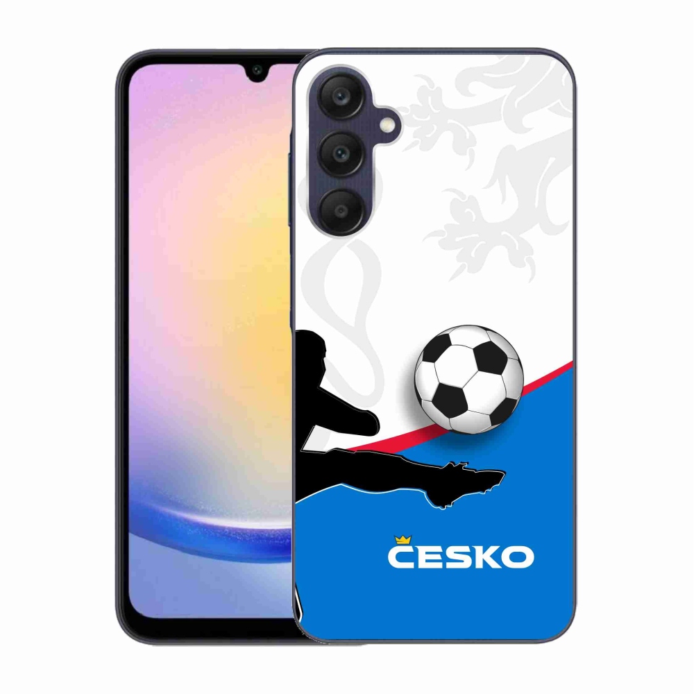 Gélový kryt mmCase na Samsung Galaxy A25 5G - futbal Česko 3