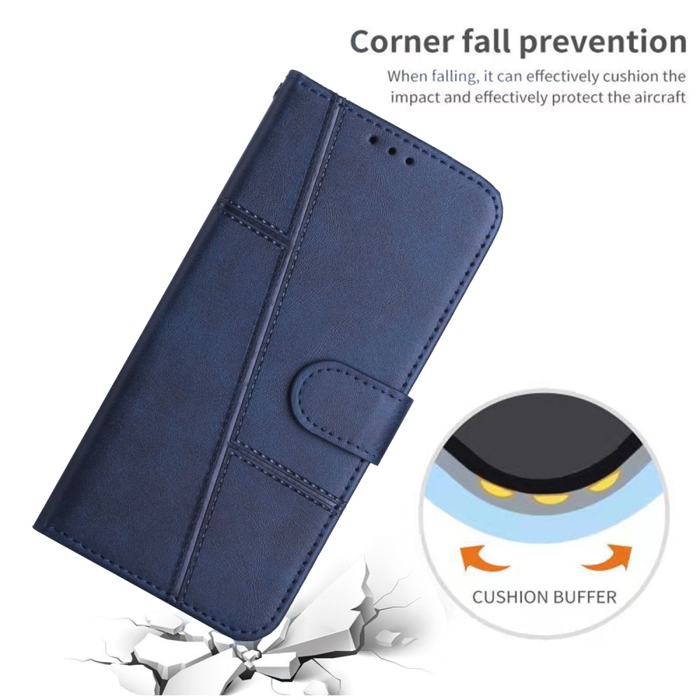 Line knižkové puzdro na Honor 600 Pro 5G/Honor 600 5G - modré