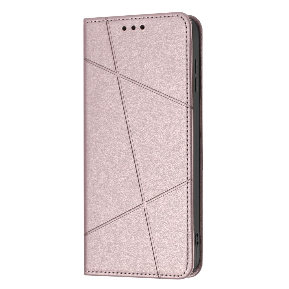 Line knižkové púzdro na Samsung Galaxy A27 - ružovozlaté