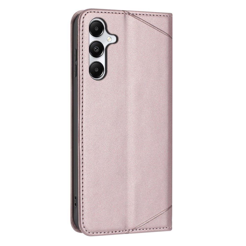Line knižkové púzdro na Samsung Galaxy A27 - ružovozlaté