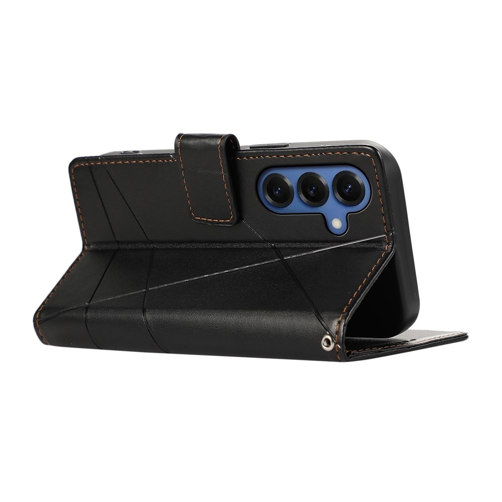 Line knižkové púzdro na Samsung Galaxy S26 - čierne