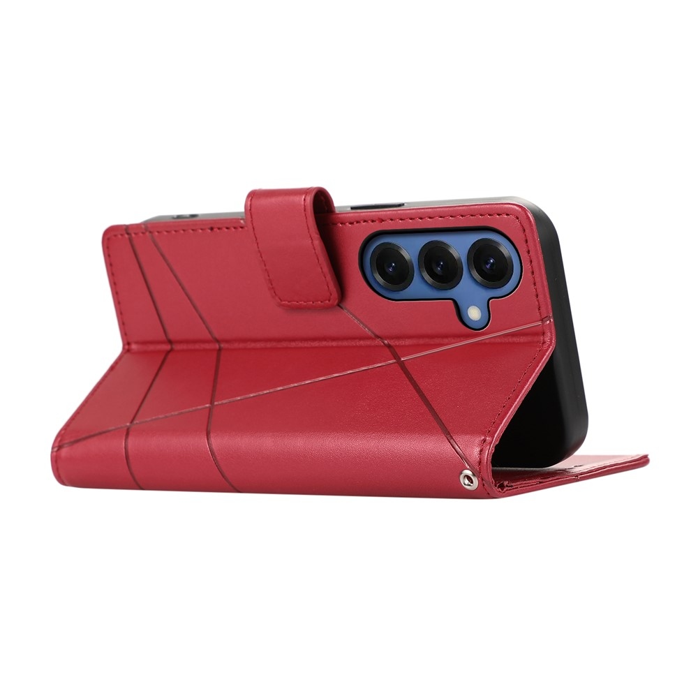 Line knižkové púzdro na Samsung Galaxy S26+ - červené