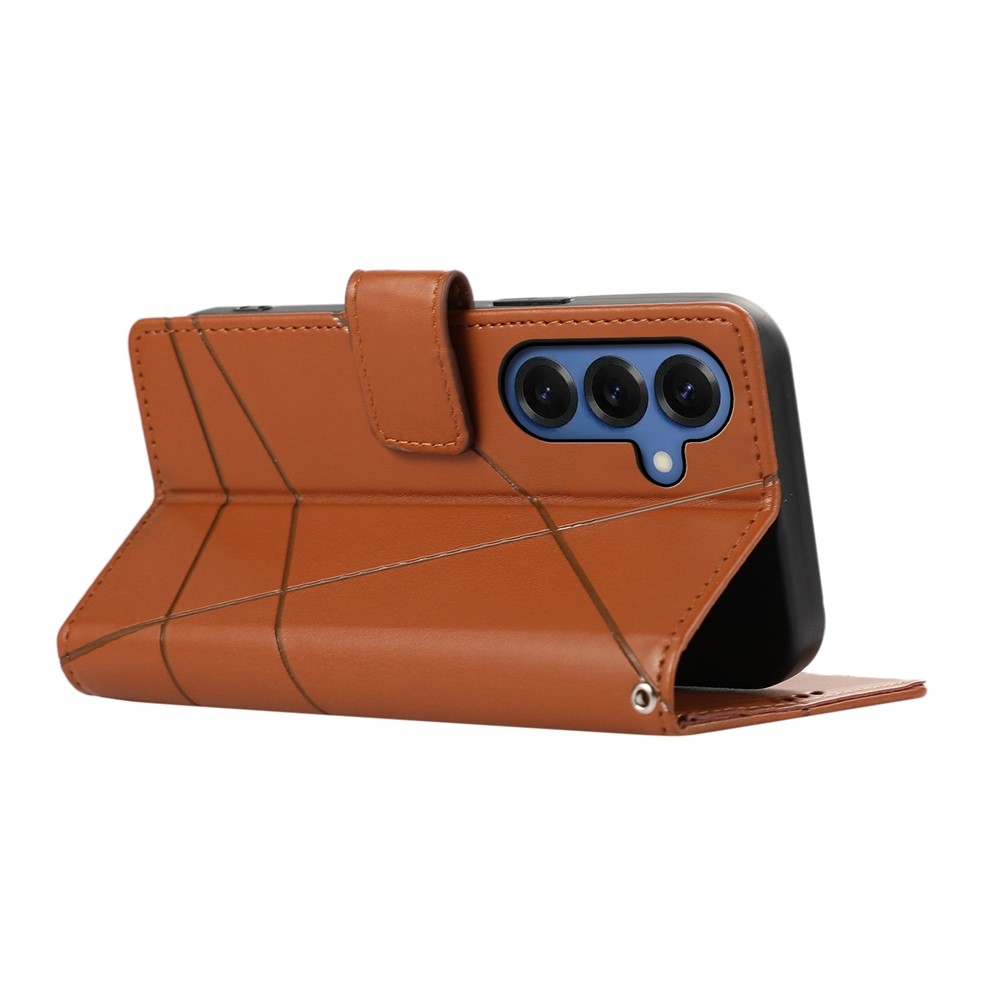 Line knižkové puzdro na Samsung Galaxy S26 - hnedé