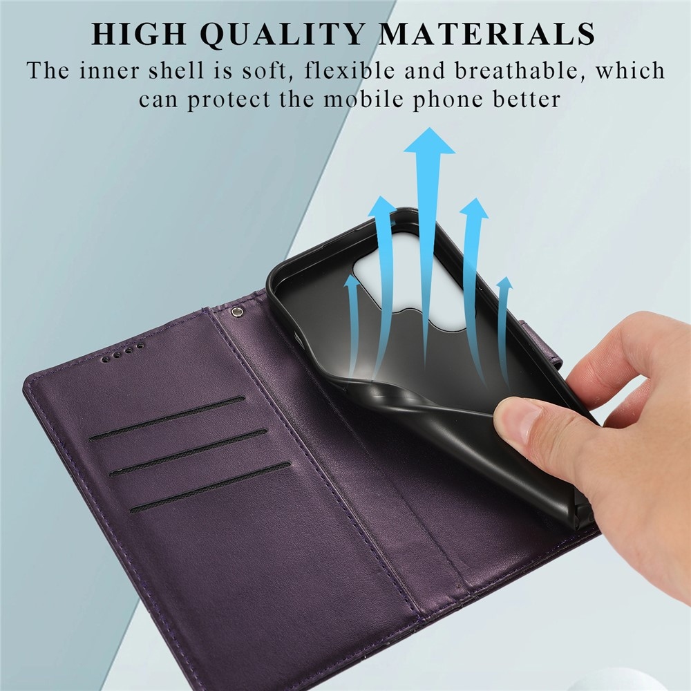 Line knižkové púzdro na Samsung Galaxy S26 Ultra - fialové