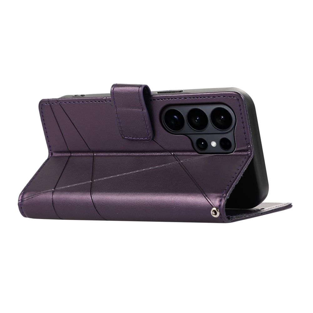 Line knižkové púzdro na Samsung Galaxy S26 Ultra - fialové