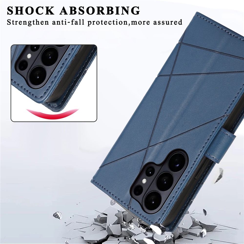 Line knižkové púzdro na Samsung Galaxy S26 Ultra - modré