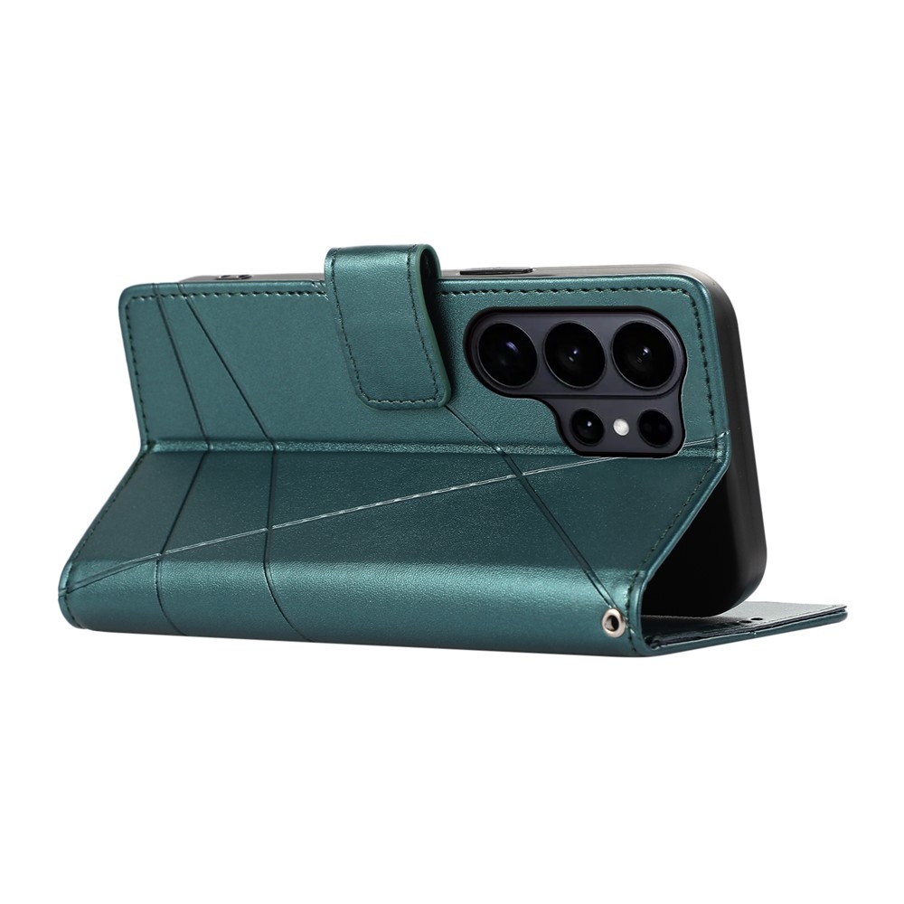 Line knižkové púzdro na Samsung Galaxy S26 Ultra - zelené