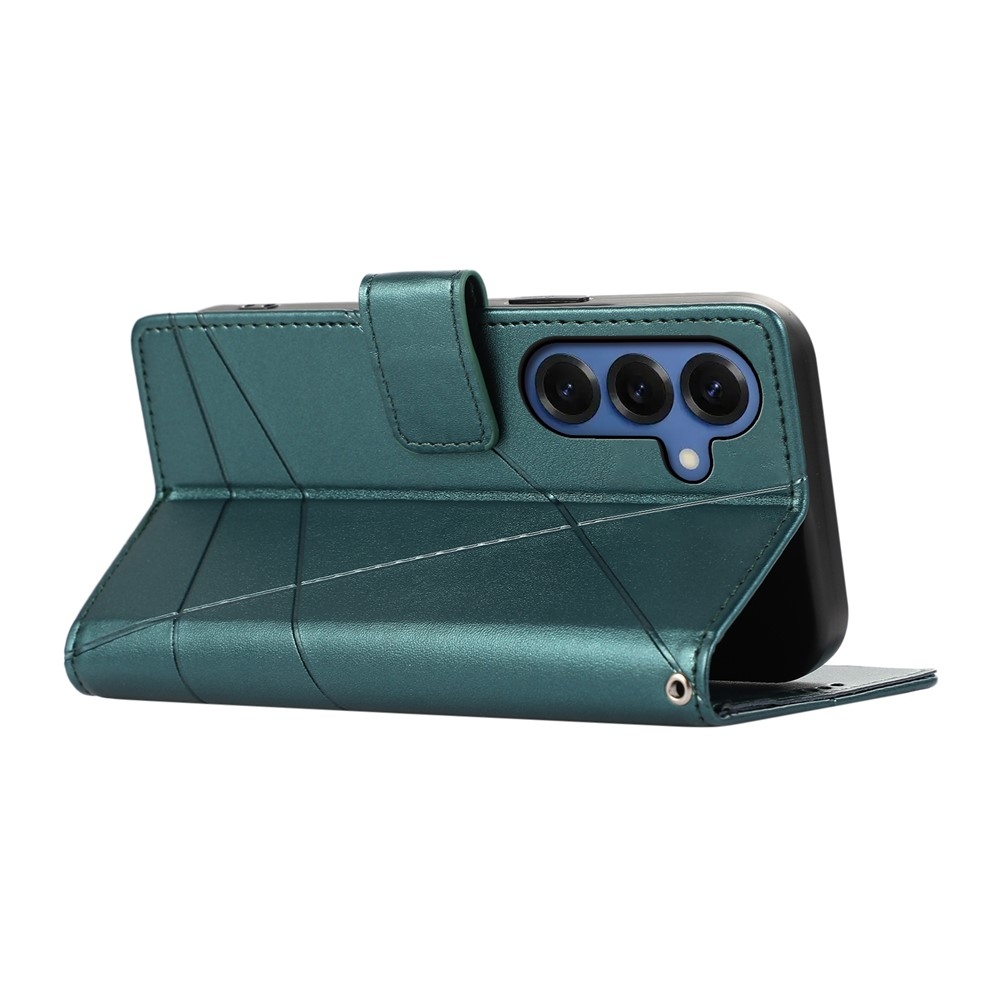 Line knižkové púzdro na Samsung Galaxy S26 - zelené