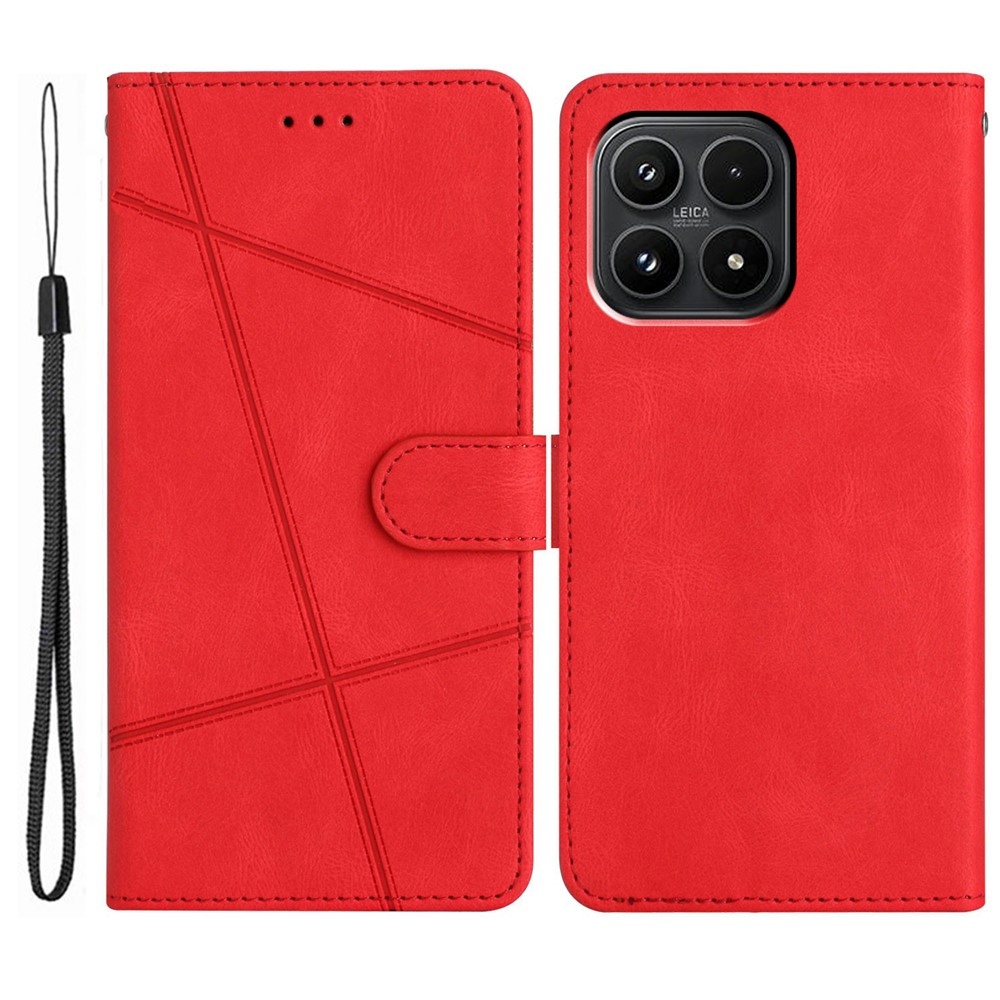 Line knižkové puzdro na Xiaomi 17 - červené