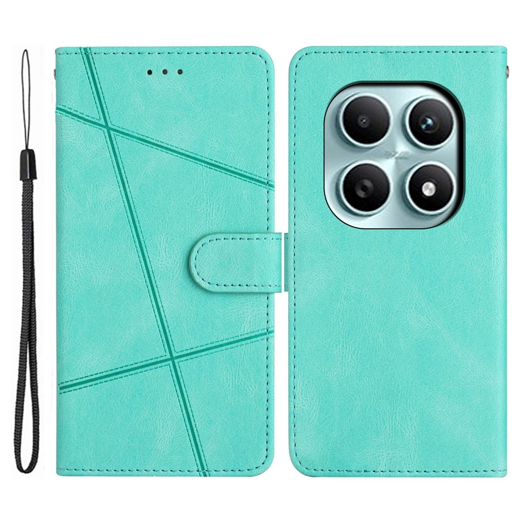 Line knižkové púzdro na Xiaomi Poco M8 5G/Redmi Note 15 5G - zelené