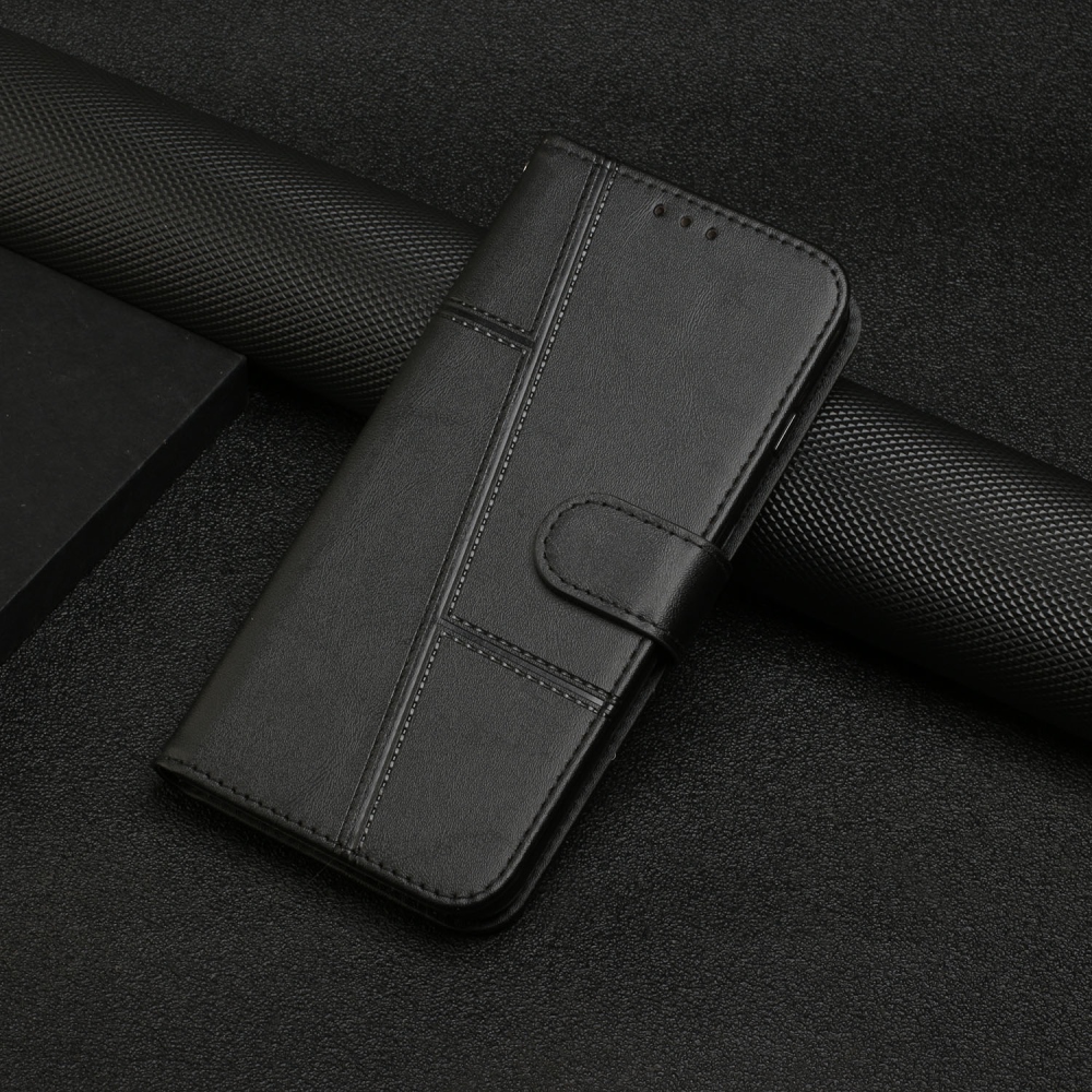 Line knižkové púzdro na Xiaomi Redmi A7 Pro - čierne