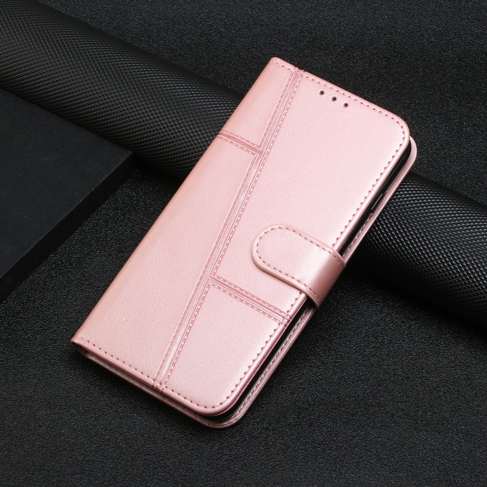 Line knižkové puzdro na Xiaomi Redmi A7 Pro - ružovozlaté