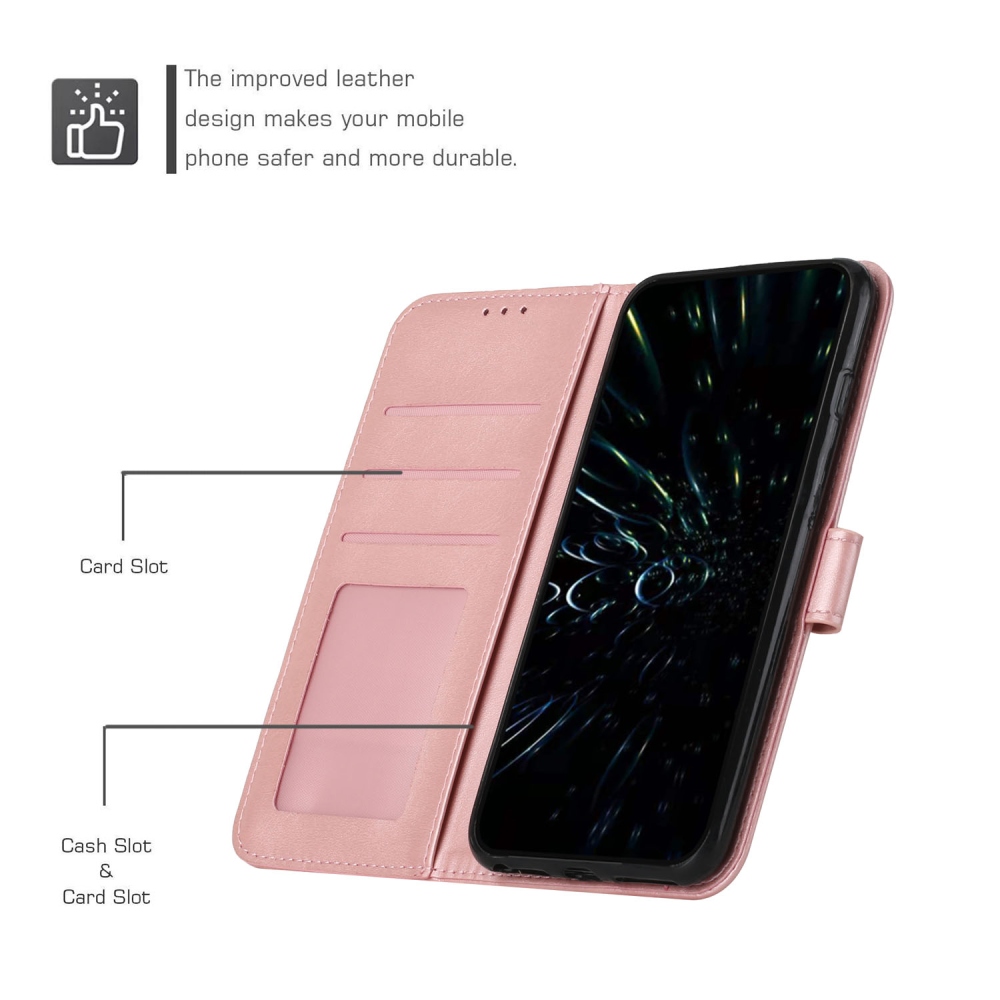 Line knižkové puzdro na Xiaomi Redmi A7 Pro - ružovozlaté