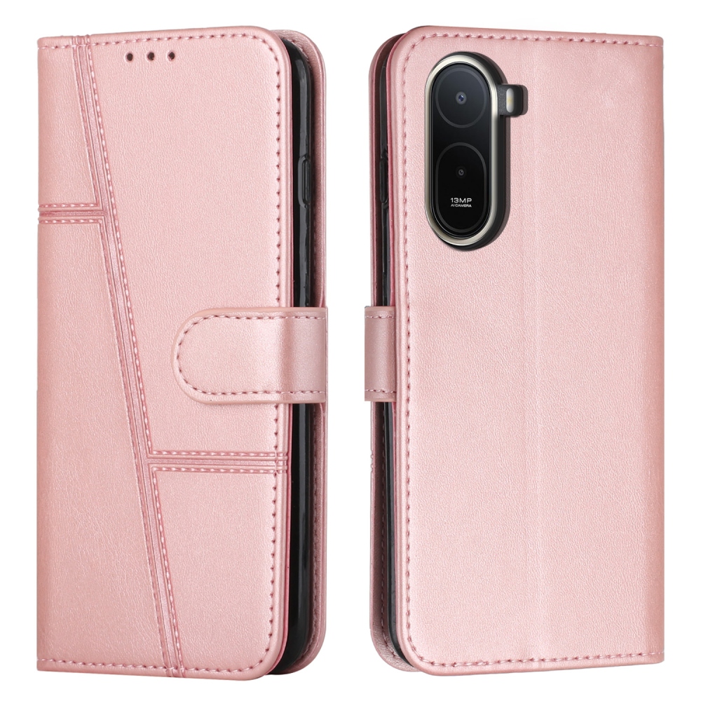 Line knižkové puzdro na Xiaomi Redmi A7 Pro - ružovozlaté
