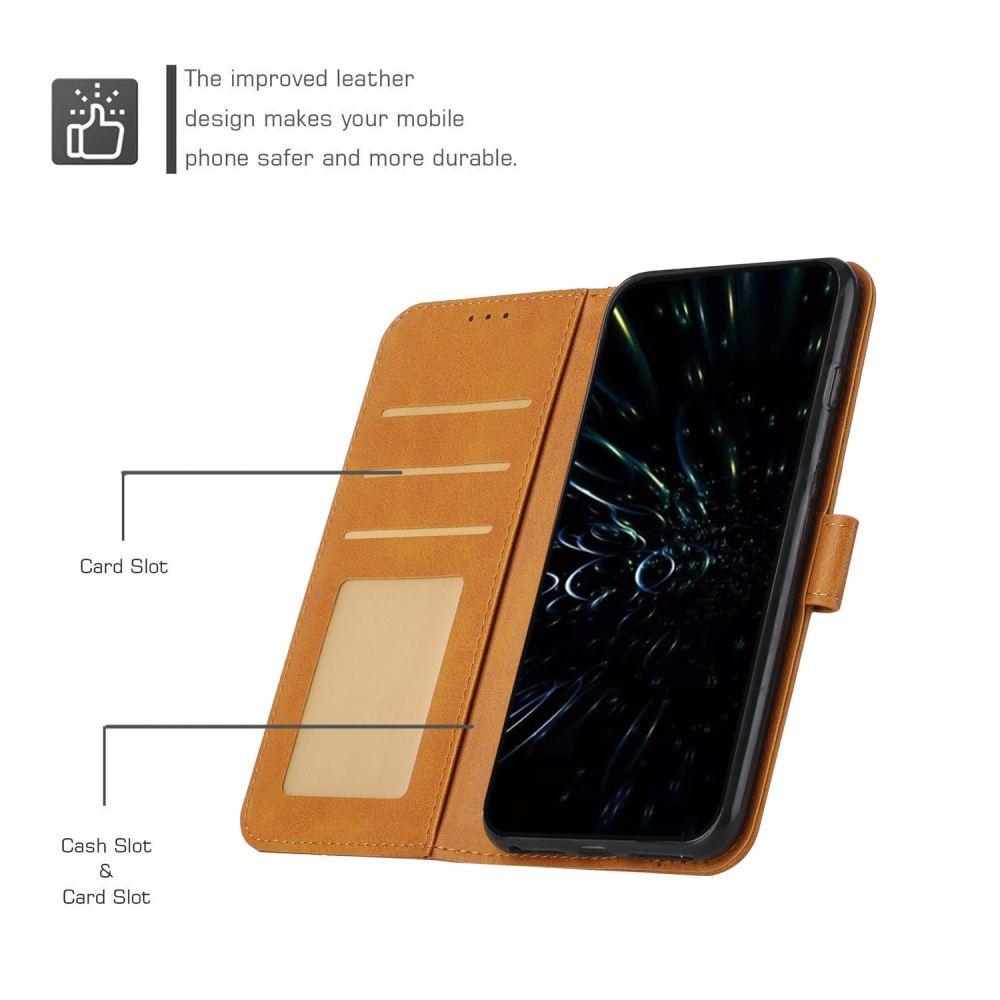 Line knižkové puzdro na Xiaomi Redmi A7 Pro - žlté