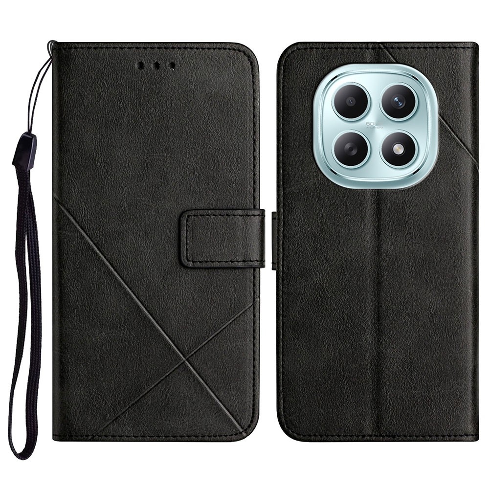 Line knižkové puzdro na Xiaomi Redmi Note 15 4G - čierne