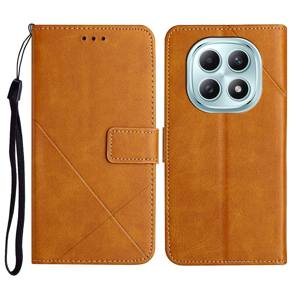 Line knižkové púzdro na Xiaomi Redmi Note 15 4G - žlté