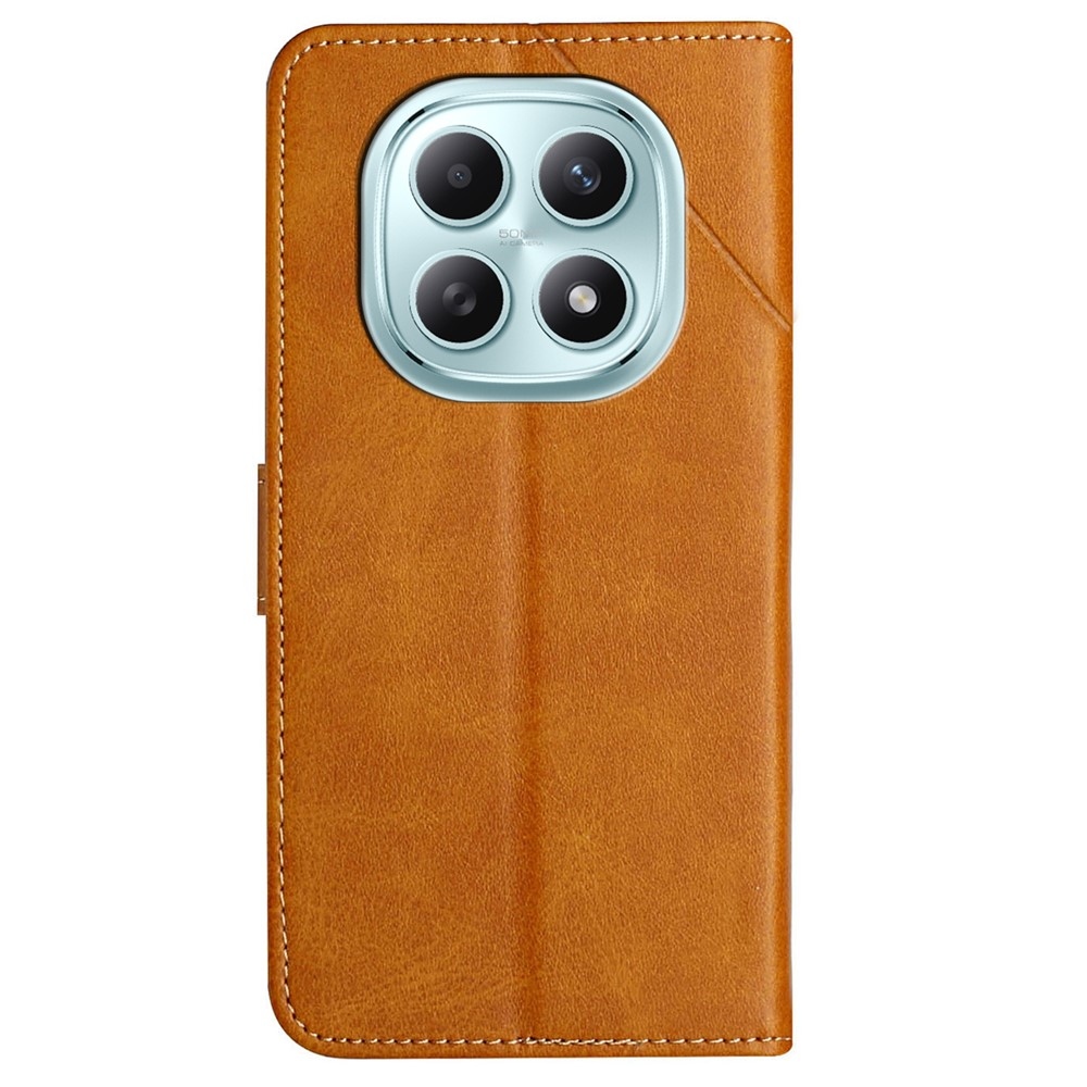 Line knižkové púzdro na Xiaomi Redmi Note 15 4G - žlté