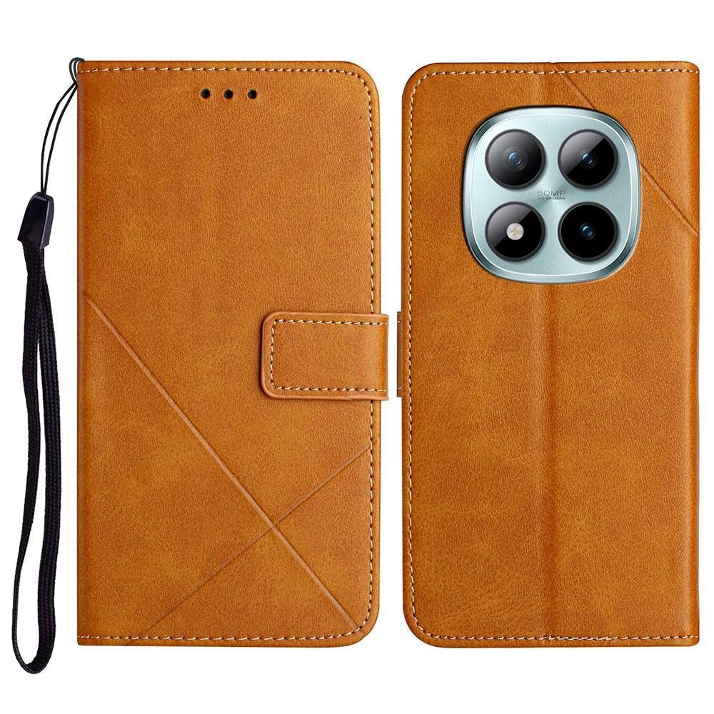 Line knižkové puzdro na Xiaomi Redmi Note 15 Pro 4G - žlté