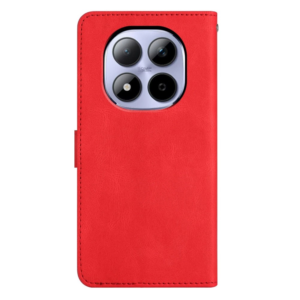 Line knižkové puzdro na Xiaomi Redmi Note 15 Pro 5G - červené