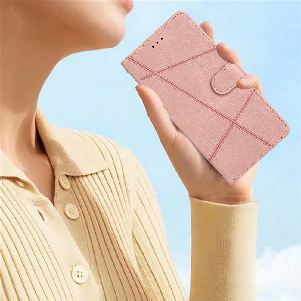 Line knižkové púzdro na Xiaomi Redmi Note 15 Pro 5G - ružovozlaté