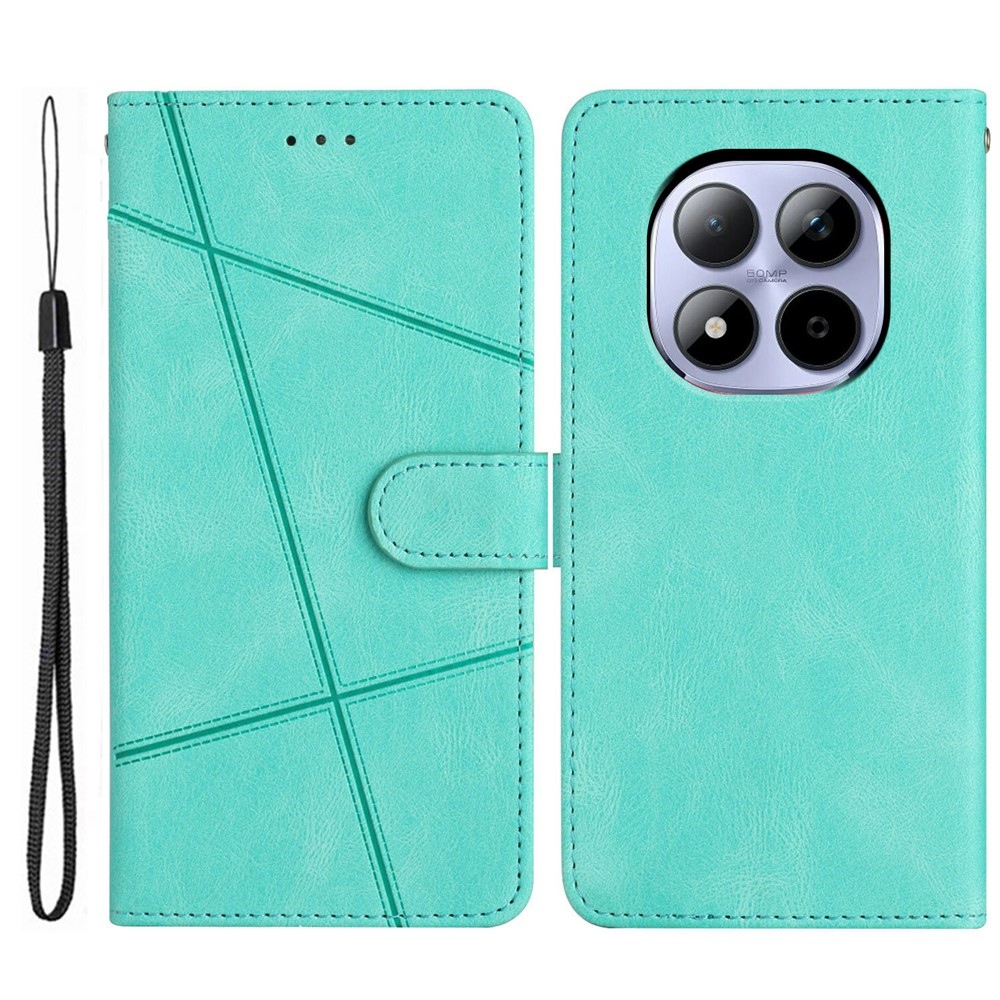 Line knižkové púzdro na Xiaomi Redmi Note 15 Pro 5G - zelené