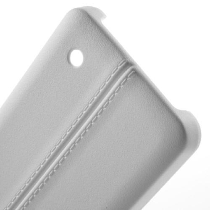 Lines gélový kryt so švy na Microsoft Lumia 550 - biely