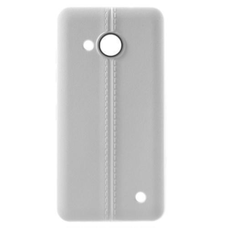 Lines gélový kryt so švy na Microsoft Lumia 550 - biely