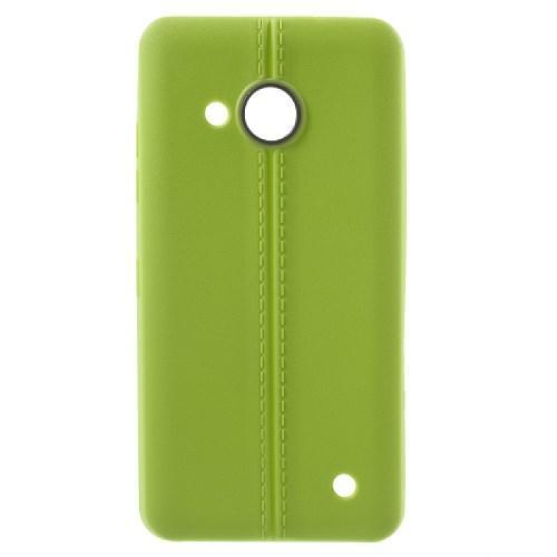 Lines gélový kryt so švy na Microsoft Lumia 550 -  zelený