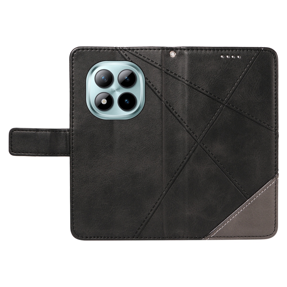 Lines knižkové púzdro na Xiaomi Redmi Note 15 Pro+ 5G - čierne