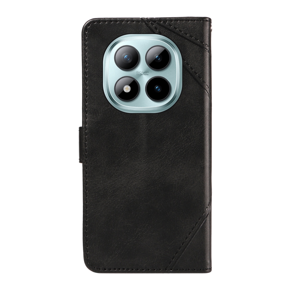 Lines knižkové púzdro na Xiaomi Redmi Note 15 Pro+ 5G - čierne