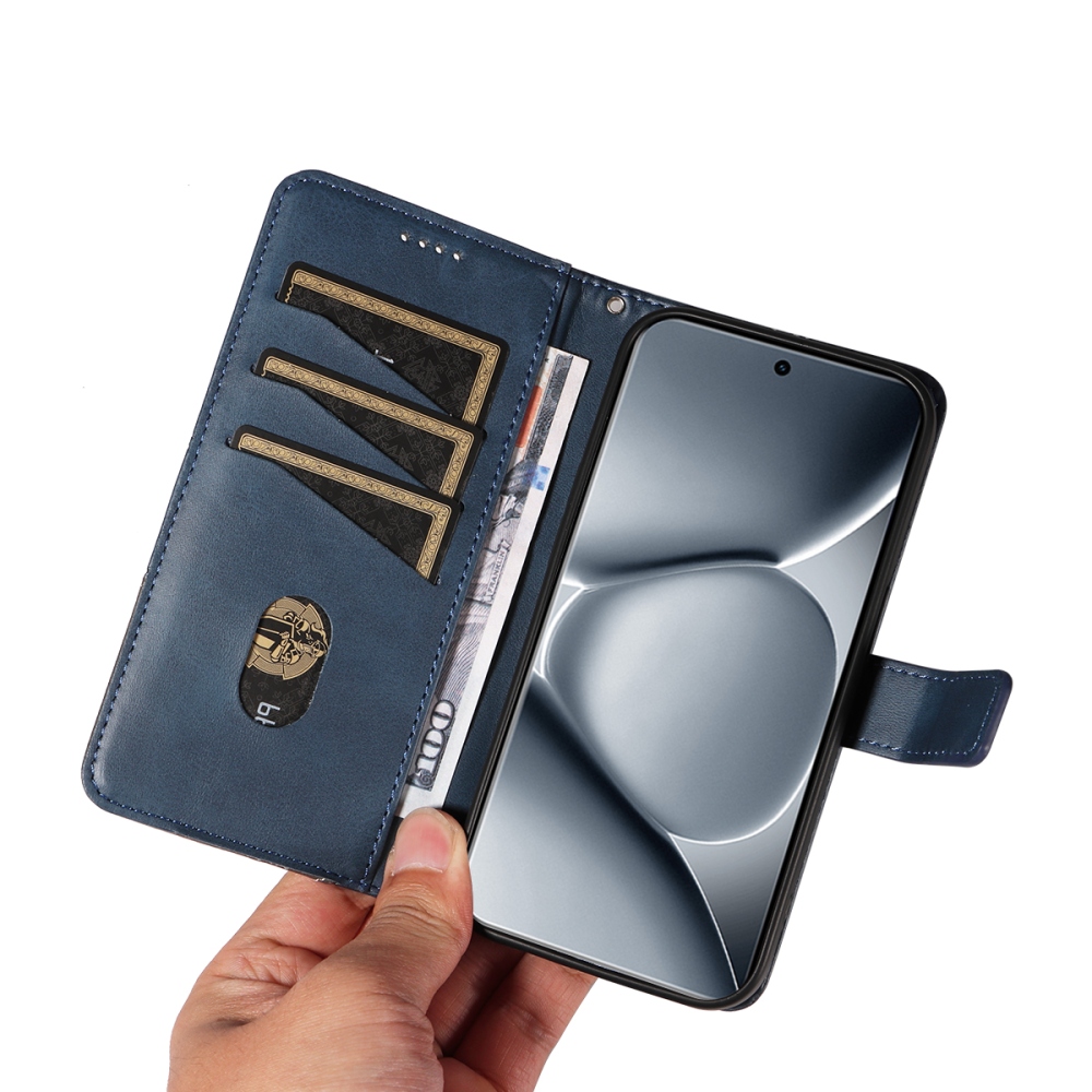 Lines knižkové púzdro na Xiaomi Redmi Note 15 Pro+ 5G - modré