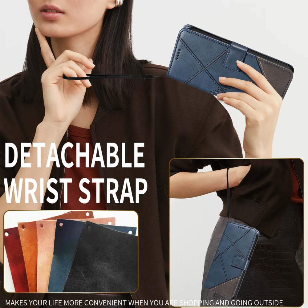 Lines knižkové púzdro na Xiaomi Redmi Note 15 Pro+ 5G - modré