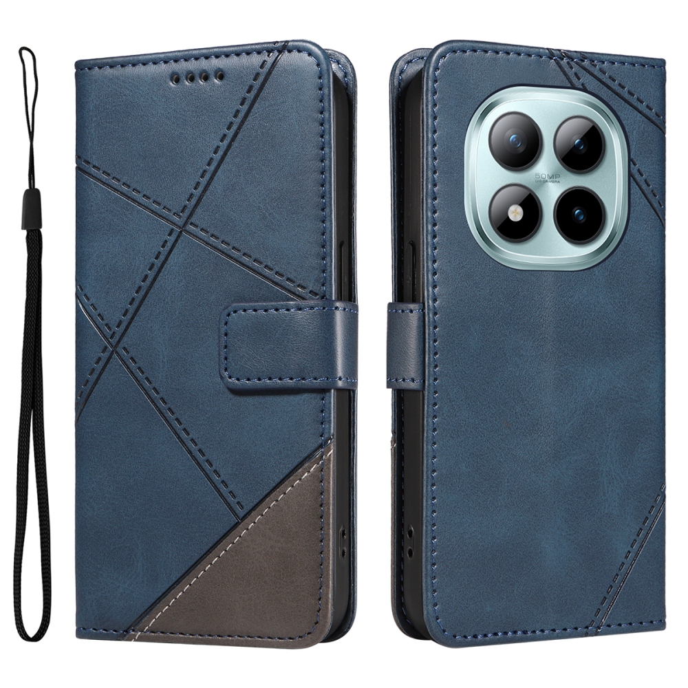 Lines knižkové púzdro na Xiaomi Redmi Note 15 Pro+ 5G - modré