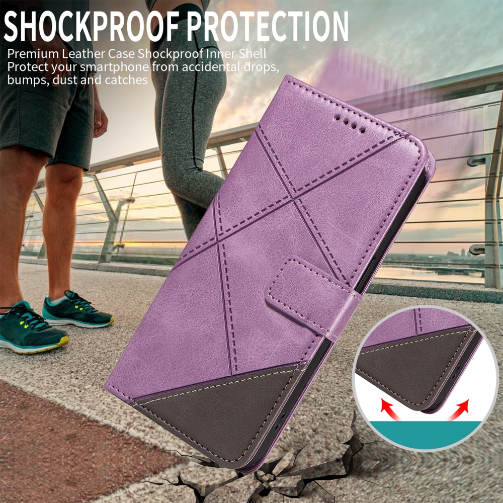 Lines knižkové púzdro na Xiaomi Redmi Note 15 Pro+ 5G - svetlofialové