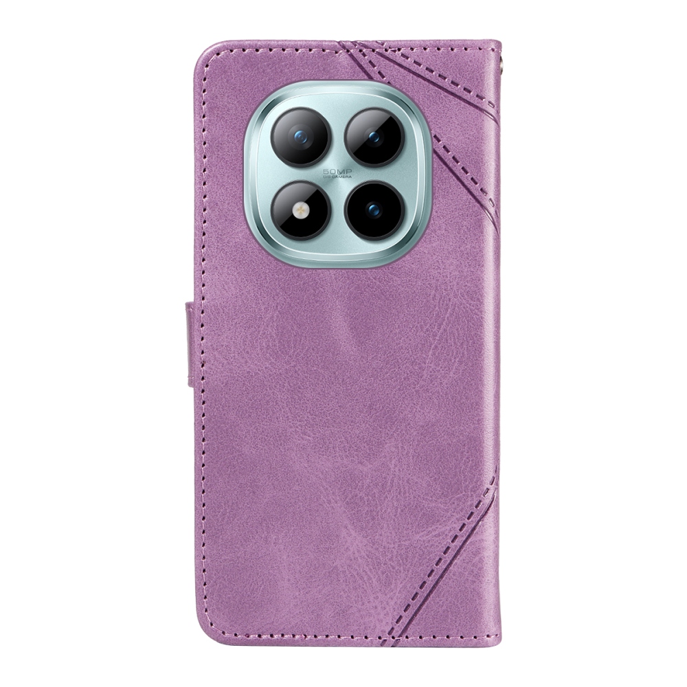 Lines knižkové púzdro na Xiaomi Redmi Note 15 Pro+ 5G - svetlofialové