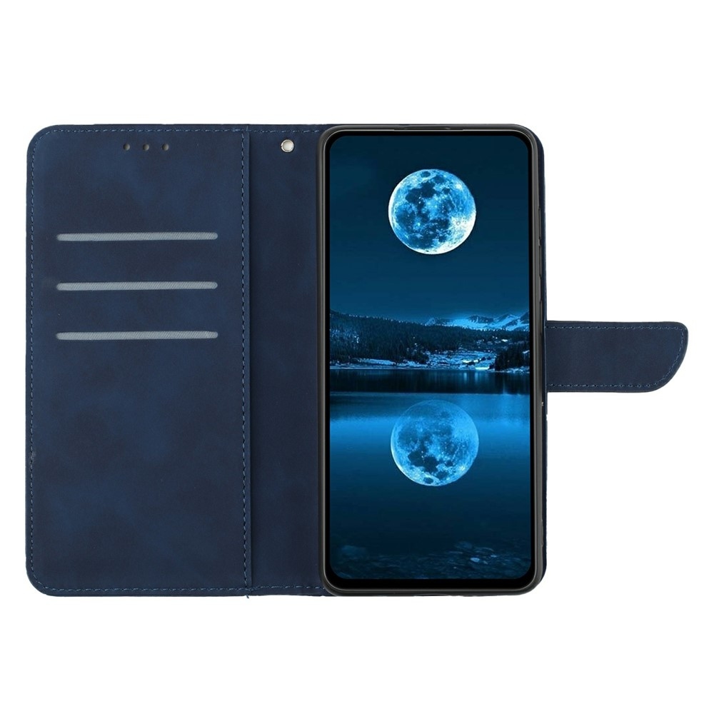 Linesy knižkové púzdro na Infinix Hot 50 Pro - modré
