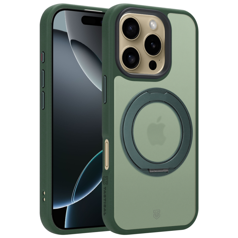 Tactical MagForce Hyperstand – puzdro pre Apple iPhone 16 Pro v farbe Forest Green