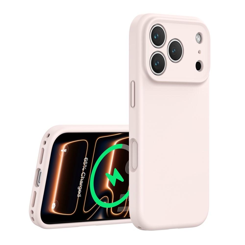 Liquid silikónový obal s MagSafe na iPhone 18 Pro Max/17 Pro Max - ružový