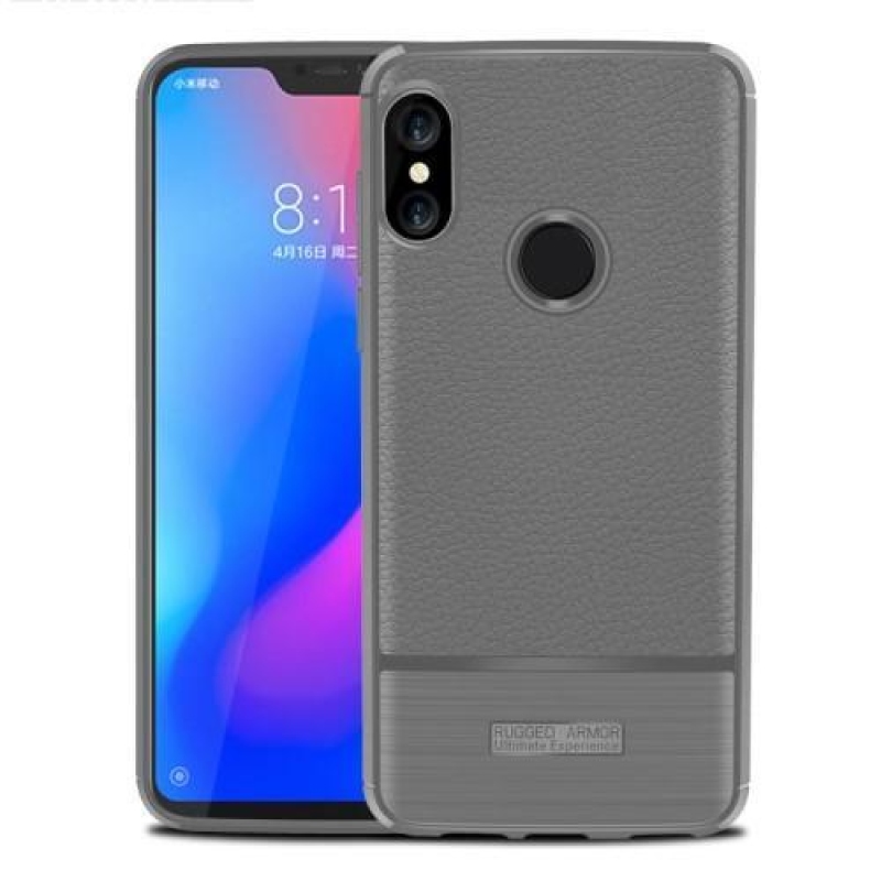 Litch odolný gélový kryt na mobil Xiaomi Mi A2 Lite - sivý