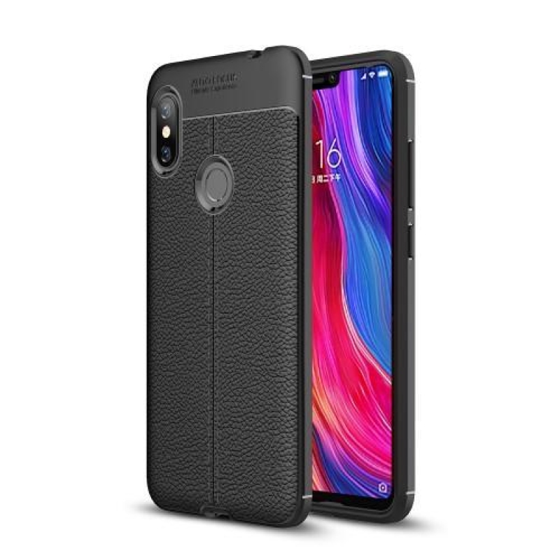 Litch odolný gélový obal na Xiaomi Redmi Note 6 Pro - čierny