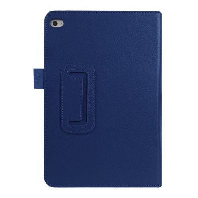 Litch PU kožené puzdro s funkciou stojanu na iPad mini 4 - tmavomodrej