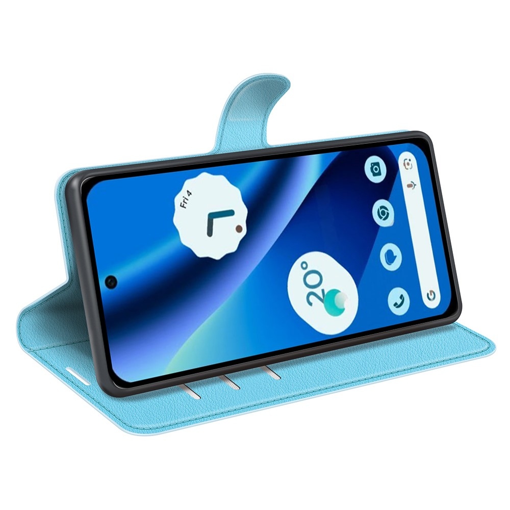 Litchi knižkové puzdro na Google Pixel 10a - modré