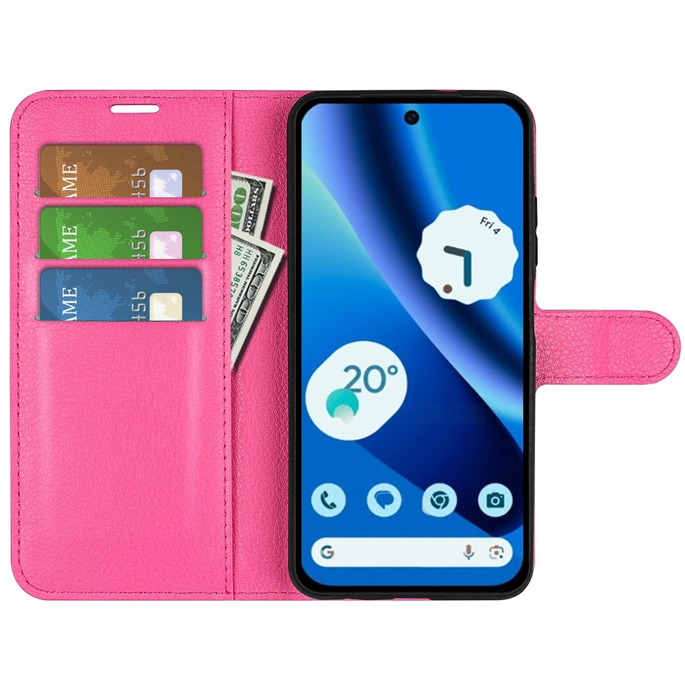 Litchi knižkové puzdro na Google Pixel 10a - rose