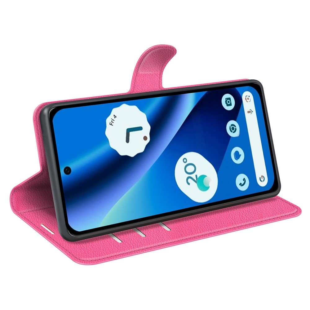 Litchi knižkové puzdro na Google Pixel 10a - rose