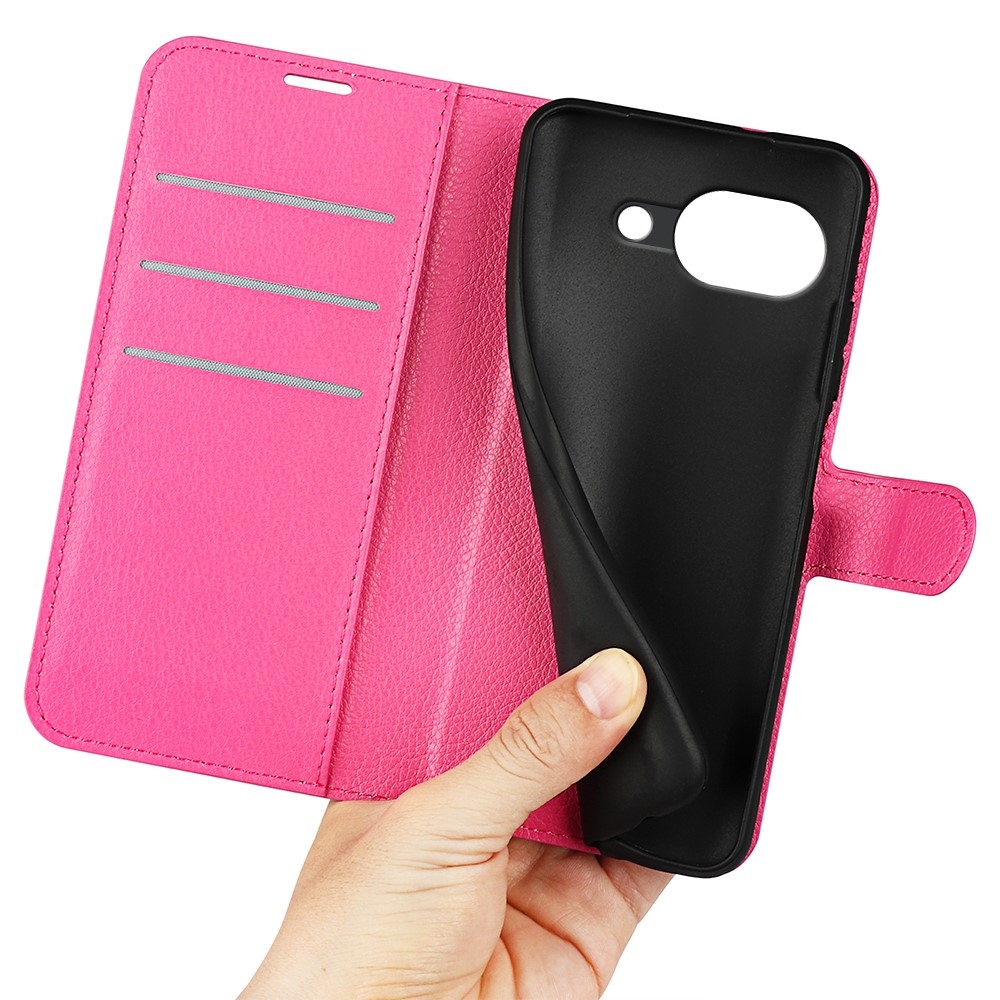 Litchi knižkové puzdro na Google Pixel 10a - rose