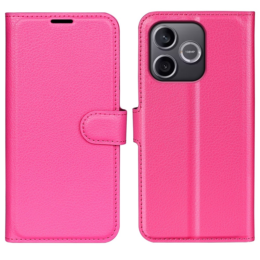 Litchi knižkové puzdro na Honor 600 Lite 5G - rose