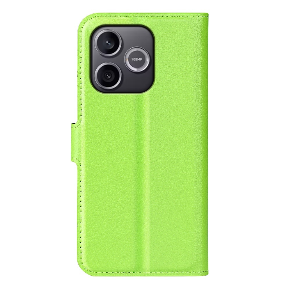 Litchi knižkové puzdro na Honor 600 Lite 5G - zelené